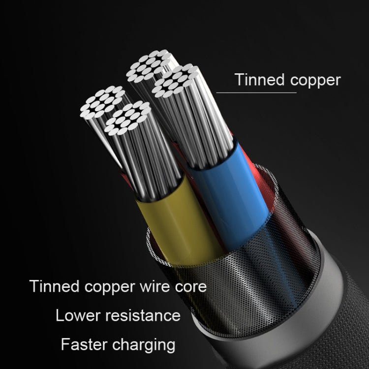 ROMOSS CB30B Type - C / USB - C Android Data Cable Mobile Phone Elbow Fast Charging Line, CB30B 0.2m, CB30B 1.2m - ORIWHIZ