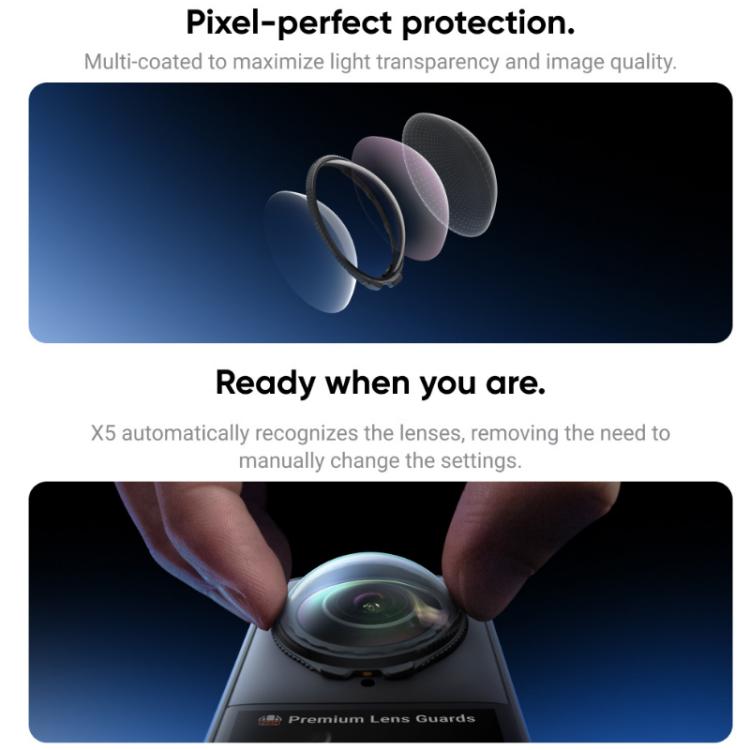 Rotating Anti - Scratch Lens Film, For insta360 X5 - ORIWHIZDJI & Insta360 AccessoriesInsta360 X SeriesLen Accessories