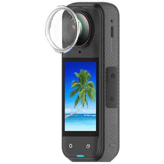 غطاء حماية عدسة دوار من الزجاج المقوى البصري، لكاميرات Insta360 X5 و Insta360 X4 - ملحقات ORIWHIZDJI و Insta360 وسلسلة Insta360 X