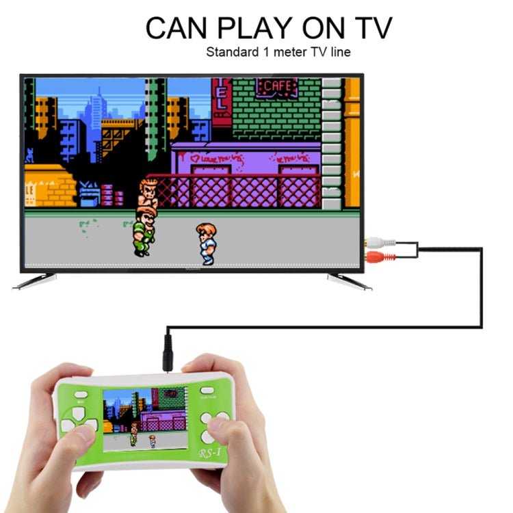 RS - 1 Retro Portable Handheld Game Console, 2.5 inch 8 Bits True Color LCD, Built - in 152 Kinds Games - ORIWHIZPocket ConsolePocket Console & AccessoriesToys & Hobbies