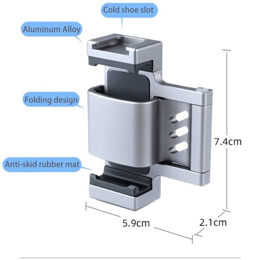 RUIGPRO Smartphone Fixing Clamp 1/4 inch Holder Mount Bracket for DJI OSMO Pocket / Pocket 2 - ORIWHIZDJI & Insta360 AccessoriesMount & HolderOsmo Pocket Accessories