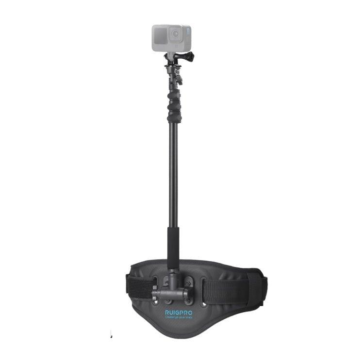 RUIGPRO Waist Belt Mount Strap, For Phone Gimbal Stabilizer, With Action Cameras Adapter, With Phone Clamp, With Phone Clamp & Selfie Stick, With Adapter & Selfie Stick - ORIWHIZChest BeltDJI & Insta360 AccessoriesRUIGPRO