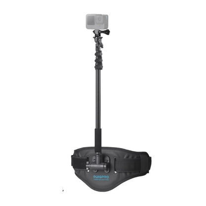 RUIGPRO Waist Belt Mount Strap, For Phone Gimbal Stabilizer, With Action Cameras Adapter, With Phone Clamp, With Phone Clamp & Selfie Stick, With Adapter & Selfie Stick - ORIWHIZChest BeltDJI & Insta360 AccessoriesRUIGPRO