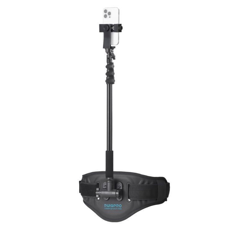 RUIGPRO Waist Belt Mount Strap, For Phone Gimbal Stabilizer, With Action Cameras Adapter, With Phone Clamp, With Phone Clamp & Selfie Stick, With Adapter & Selfie Stick - ORIWHIZChest BeltDJI & Insta360 AccessoriesRUIGPRO
