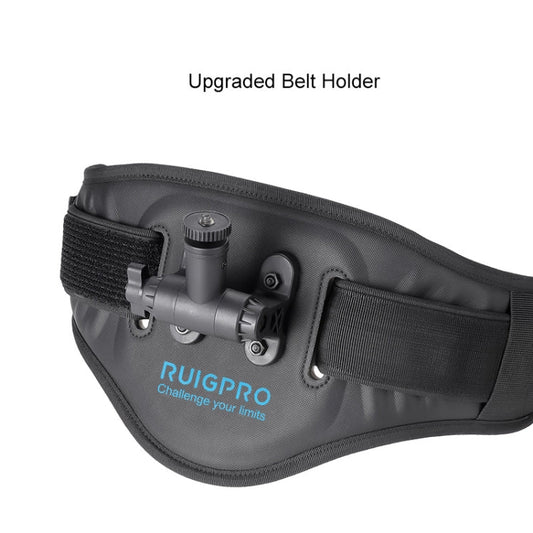 RUIGPRO Correa de montaje para cinturón, para estabilizador de gimbal de teléfono, con adaptador para cámaras de acción, con abrazadera para teléfono, con abrazadera para teléfono y palo selfie, con adaptador y palo selfie - ORIWHIZ Cinturón de pecho Accesorios DJI e Insta360 RUIGPRO