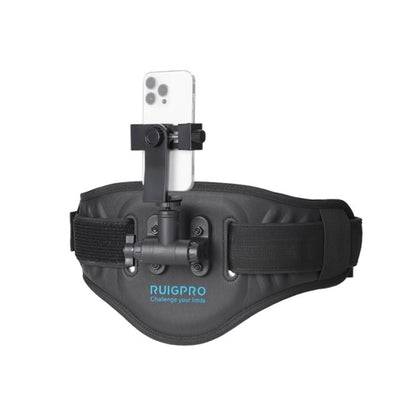 RUIGPRO Waist Belt Mount Strap, For Phone Gimbal Stabilizer, With Action Cameras Adapter, With Phone Clamp, With Phone Clamp & Selfie Stick, With Adapter & Selfie Stick - ORIWHIZChest BeltDJI & Insta360 AccessoriesRUIGPRO