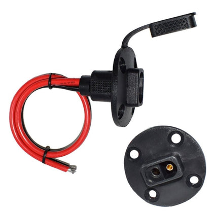 SAE Chassis Prefabricated Power Supply Cord with Dust Cover, SAE Power Cord - ORIWHIZCar Replacement PartsDIY CablesIn Car