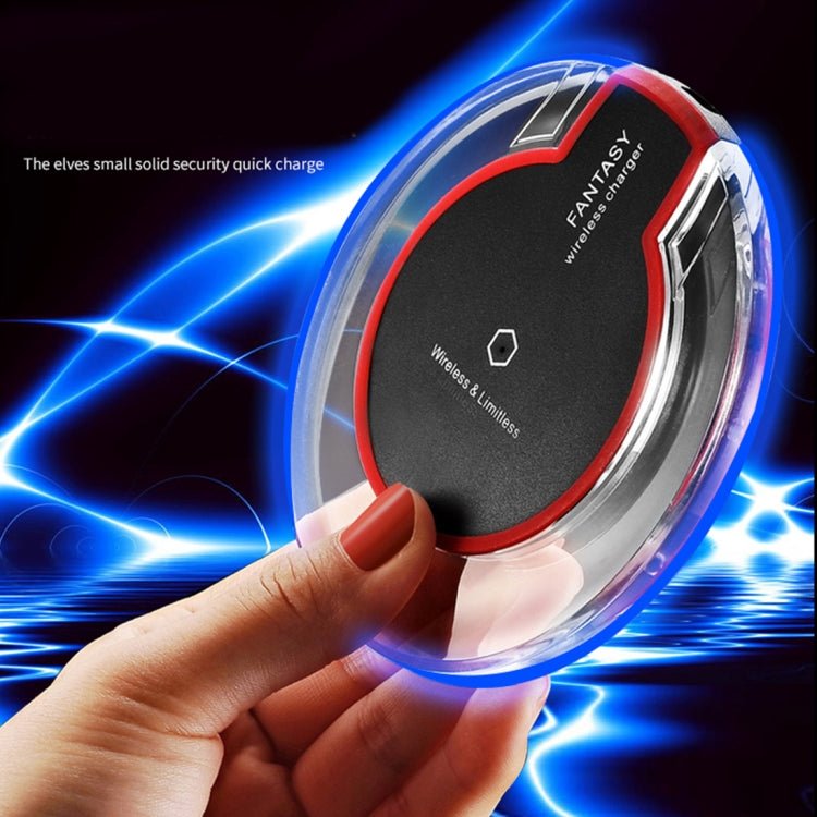 Safety Wireless and Limitless QI - standard Wireless Charger Fast Charging Charger with Micro USB Cable, Black+White, White - ORIWHIZ