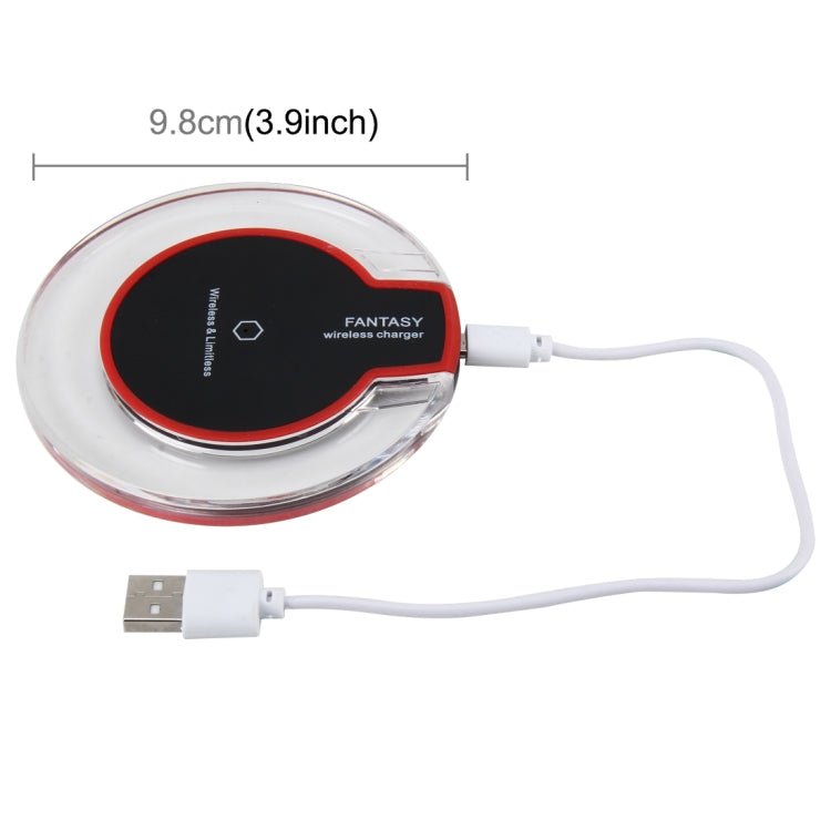 Safety Wireless and Limitless QI - standard Wireless Charger Fast Charging Charger with Micro USB Cable, Black+White, White - ORIWHIZ