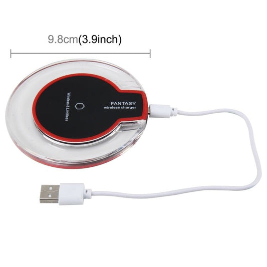 Safety Wireless and Limitless QI - standard Wireless Charger Fast Charging Charger with Micro USB Cable, Black+White, White - ORIWHIZ