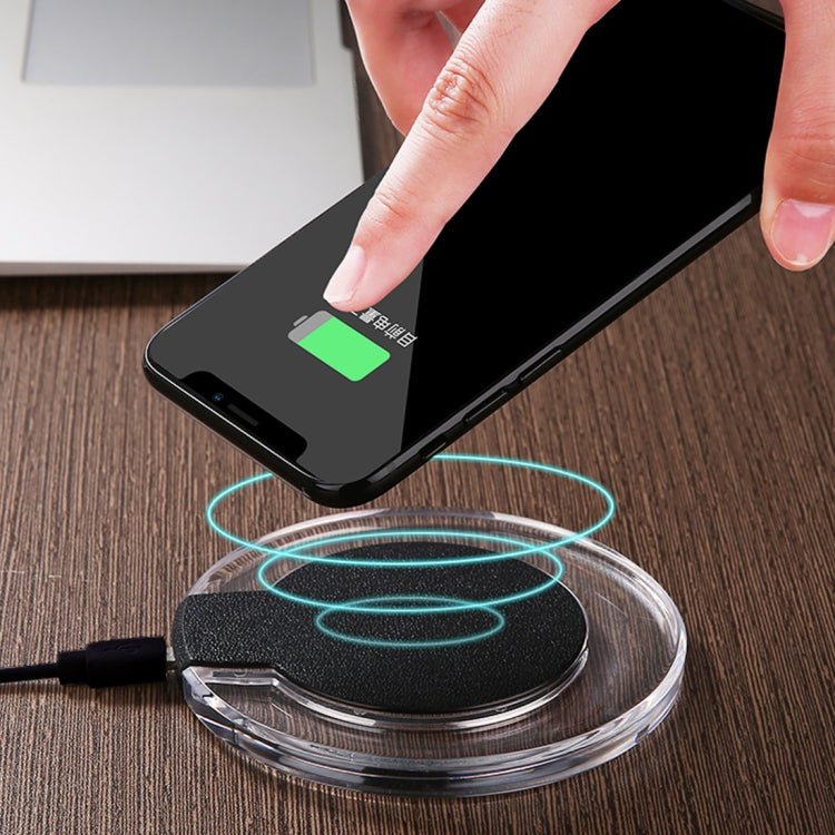 Safety Wireless and Limitless QI - standard Wireless Charger Fast Charging Charger with Micro USB Cable, Black+White, White - ORIWHIZ