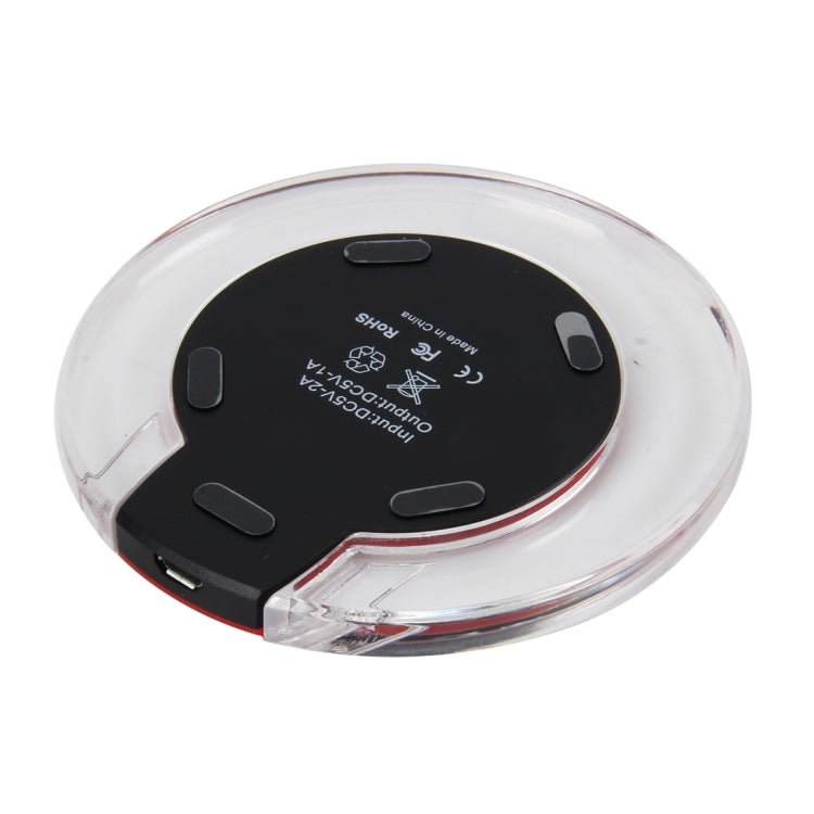 Safety Wireless and Limitless QI - standard Wireless Charger Fast Charging Charger with Micro USB Cable, Black+White, White - ORIWHIZ