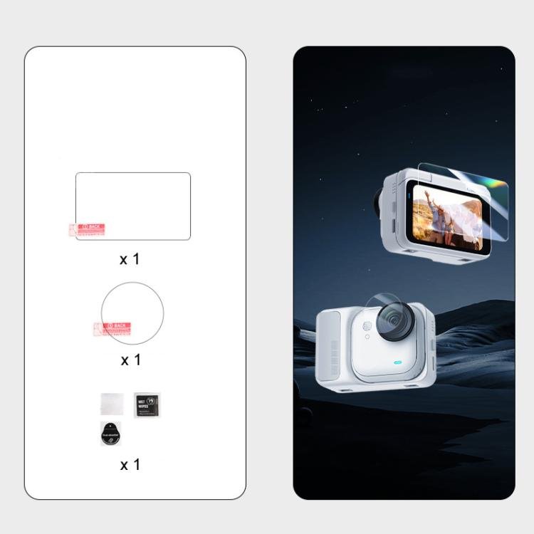 Screen Protector & Lens Film Kit Tempered Glass + Hydrogel HD Protection, For Insta360 GO Ultra 1 Set, For Insta360 GO Ultra 2 Sets - ORIWHIZDJI & Insta360 AccessoriesInsta360 GO SeriesProtection & Cases
