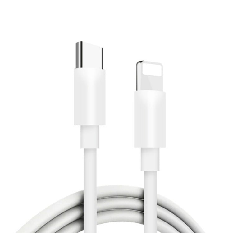 SDC - 18W 18W PD + QC 3.0 USB Dual Port Fast Charging Universal Travel Charger with Type - C / USB - C to 8 Pin Fast Charging Data Cable, AU Plug, Type - C / USB - C to 8 Pin (AU Plug) - ORIWHIZ