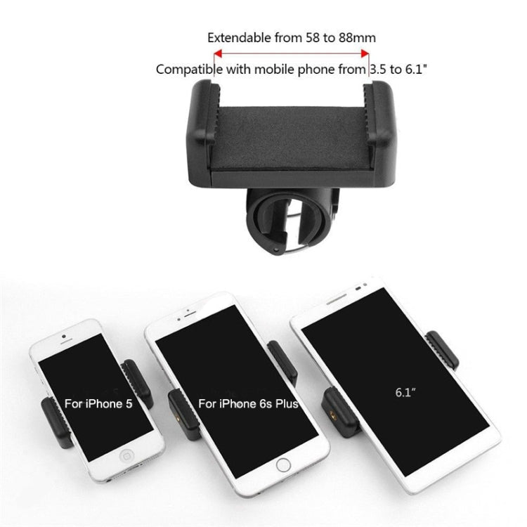 Selfie Stick Phone Lock Clip Bike Phone Clip, 20 - 25 mm, 30 - 35 mm - ORIWHIZDJI & Insta360 AccessoriesExtendable PoleUniversal Grip Tripod