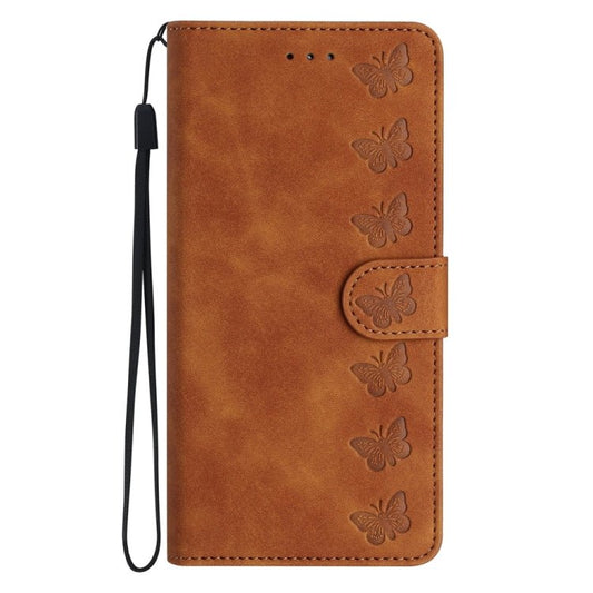 Seven Butterflies Embossed Leather Phone Case for iPhone 13/12/11 Series - ORIWHIZApple AccessoriesiPhone 13 mini CasesMore iPhone Cases
