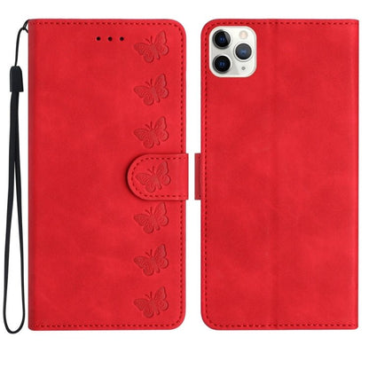 Seven Butterflies Embossed Leather Phone Case for iPhone 13/12/11 Series - ORIWHIZApple AccessoriesiPhone 13 mini CasesMore iPhone Cases