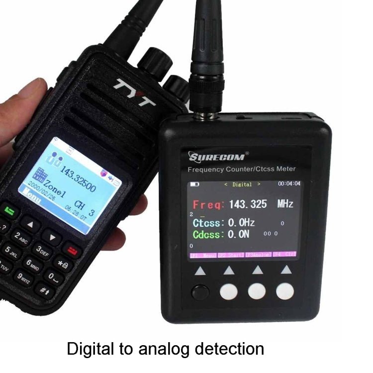 SF401 Plus Portable Handheld Frequency Counter for Walkie Talkie, Frequency: 27MHz - 3000MHz - ORIWHIZConsumer ElectronicsWalkie TalkieWalkie Talkie Other Accessories
