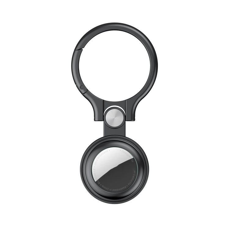 Shockproof Anti - scratch Full Metal Case Cover with Keychain Ring Loop, For AirTag - ORIWHIZ
