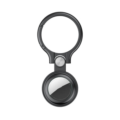 Shockproof Anti - scratch Full Metal Case Cover with Keychain Ring Loop, For AirTag - ORIWHIZ