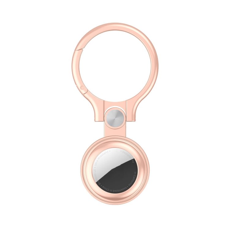 Shockproof Anti - scratch Full Metal Case Cover with Keychain Ring Loop, For AirTag - ORIWHIZ