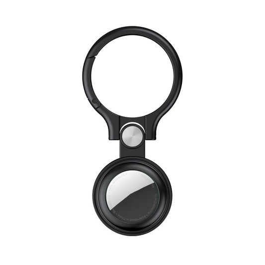 Shockproof Anti - scratch Full Metal Case Cover with Keychain Ring Loop, For AirTag - ORIWHIZ