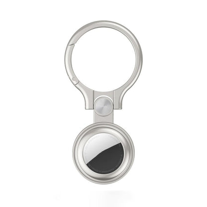 Shockproof Anti - scratch Full Metal Case Cover with Keychain Ring Loop, For AirTag - ORIWHIZ