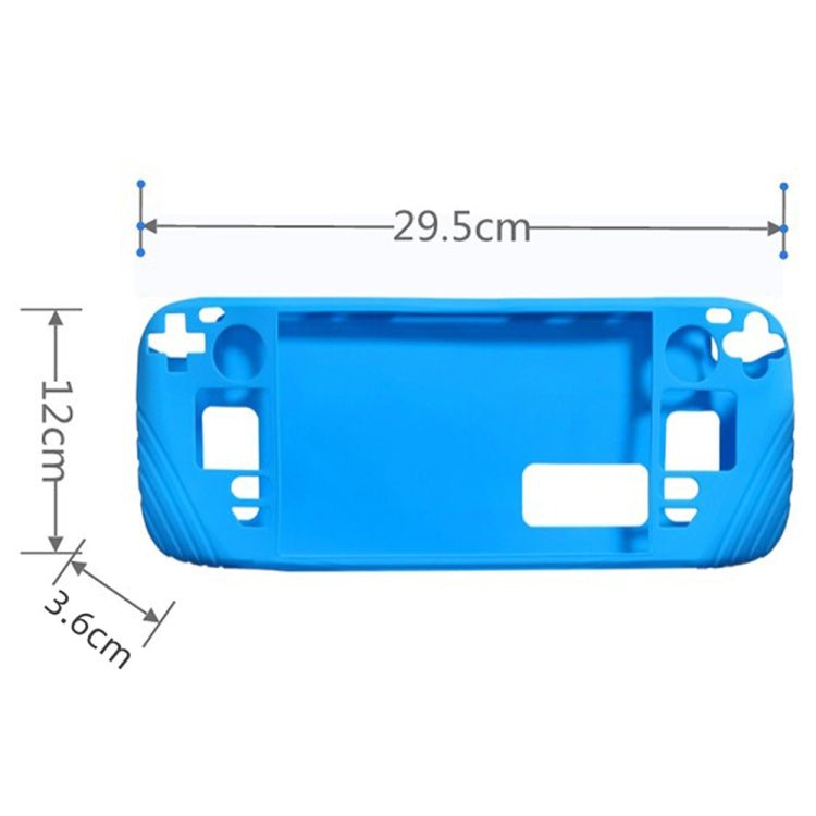 Shockproof Silicone Game Console Protective Case, Protective Case Pink, Protective Case Red, Protective Case Blue, Protective Case Black, Protective Case Transparent White, Protective Case Cyan, Protective Case Camouflage Red���������������������������... - ORIWHIZSteam Deck AccessoriesSteam Deck Accessories Cover CaseToys & Hobbies