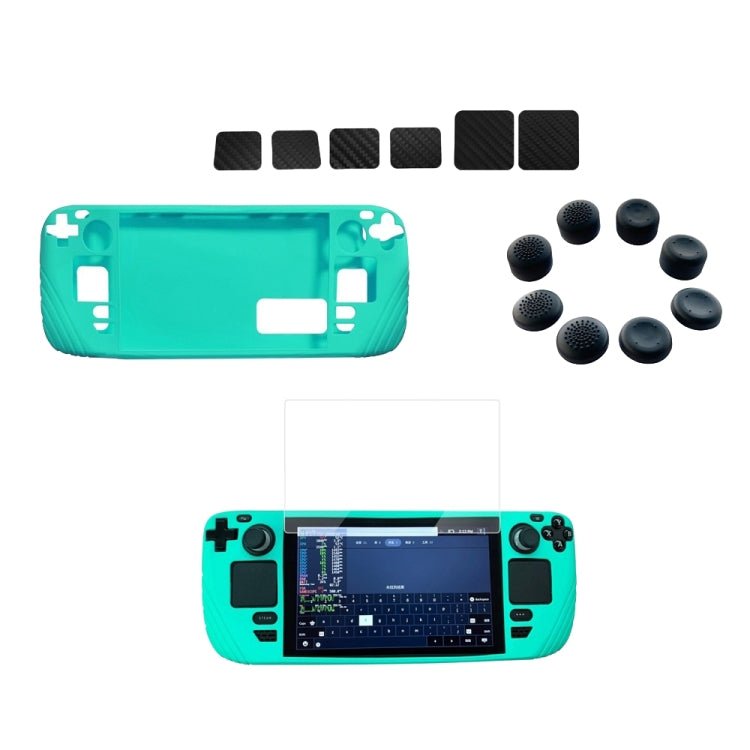 Shockproof Silicone Game Console Protective Case, Protective Case Pink, Protective Case Red, Protective Case Blue, Protective Case Black, Protective Case Transparent White, Protective Case Cyan, Protective Case Camouflage Red���������������������������... - ORIWHIZSteam Deck AccessoriesSteam Deck Accessories Cover CaseToys & Hobbies