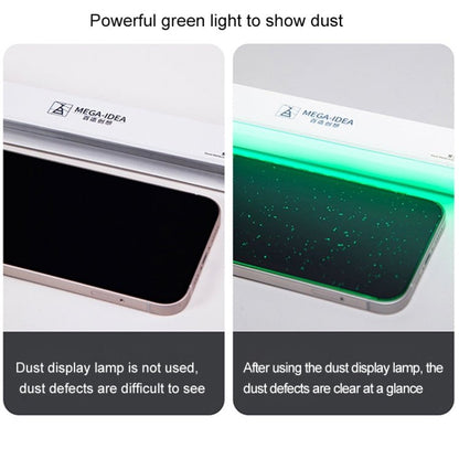 Show Dust Lamp 2 LCD screen Repair Dust Lamp Fingerprint Scratch Screen Changer Dust Display Lamp For Phone Mobile Green LED, Show Dust Lamp - ORIWHIZ