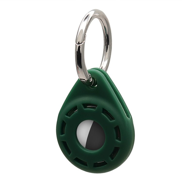 Silica Gel Anti - scratch Shockproof Protective Cover Soft Case with Keychain Ring Loop, For AirTag - ORIWHIZ