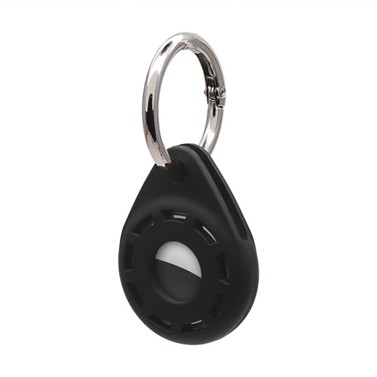 Silica Gel Anti - scratch Shockproof Protective Cover Soft Case with Keychain Ring Loop, For AirTag - ORIWHIZ