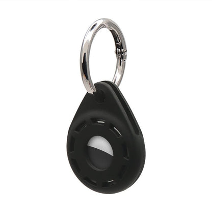 Silica Gel Anti - scratch Shockproof Protective Cover Soft Case with Keychain Ring Loop, For AirTag - ORIWHIZ