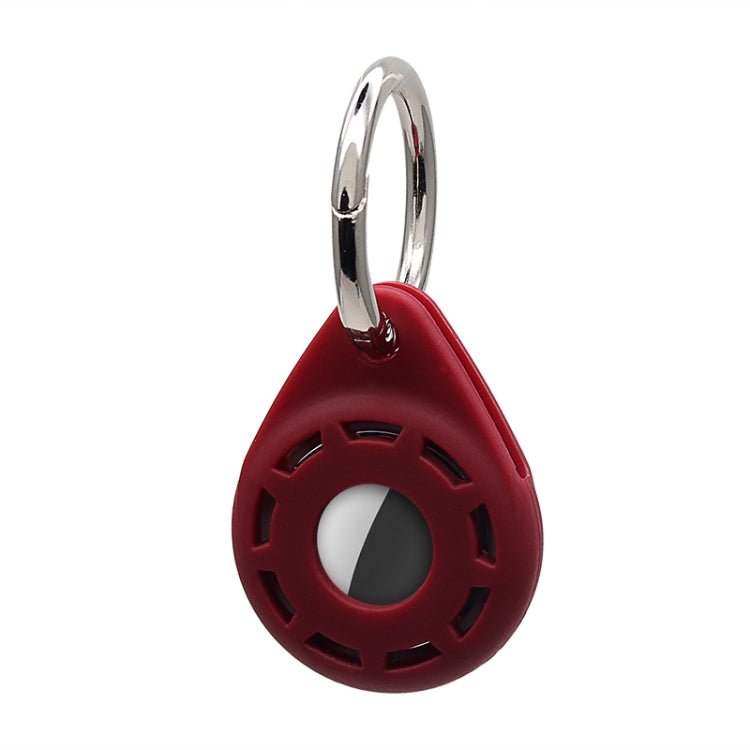 Silica Gel Anti - scratch Shockproof Protective Cover Soft Case with Keychain Ring Loop, For AirTag - ORIWHIZ