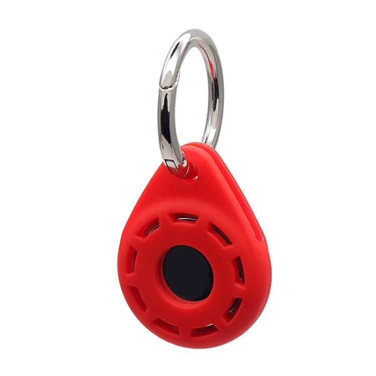 Silica Gel Anti - scratch Shockproof Protective Cover Soft Case with Keychain Ring Loop, For AirTag - ORIWHIZ
