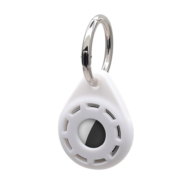 Silica Gel Anti - scratch Shockproof Protective Cover Soft Case with Keychain Ring Loop, For AirTag - ORIWHIZ
