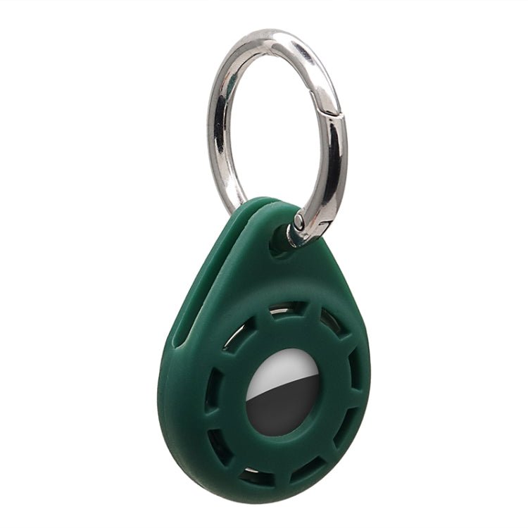 Silica Gel Anti - scratch Shockproof Protective Cover Soft Case with Keychain Ring Loop, For AirTag - ORIWHIZ