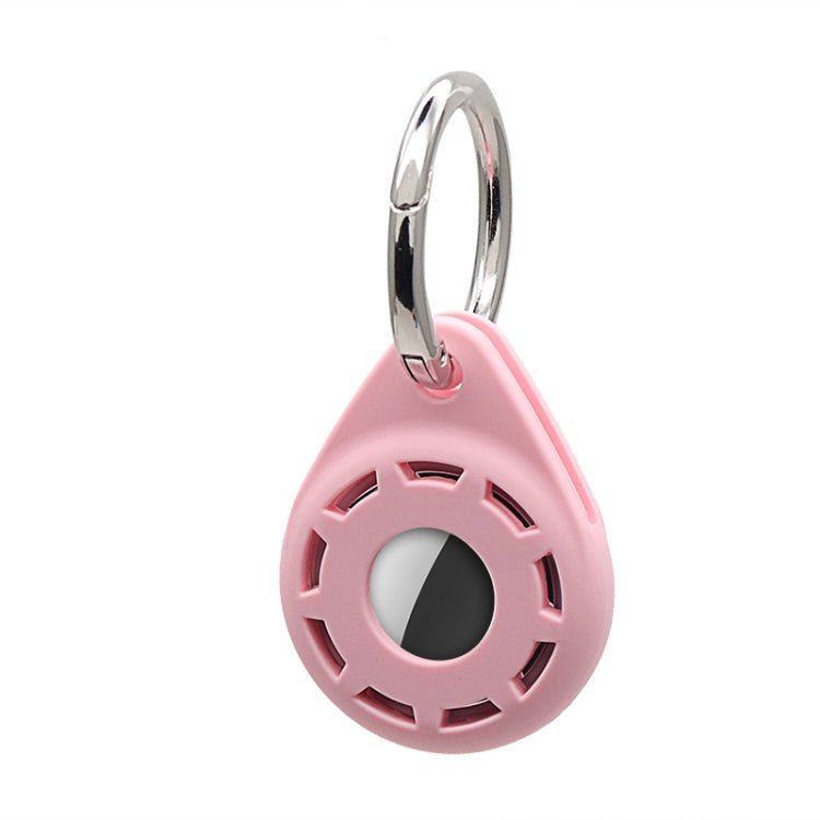 Silica Gel Anti - scratch Shockproof Protective Cover Soft Case with Keychain Ring Loop, For AirTag - ORIWHIZ
