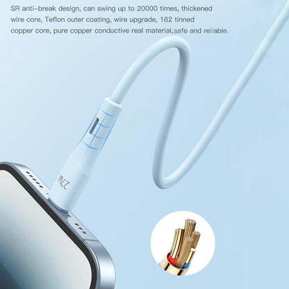 Silicone Data Cable, Length:1m, USB to 8 Pin, USB to Type - C - ORIWHIZ