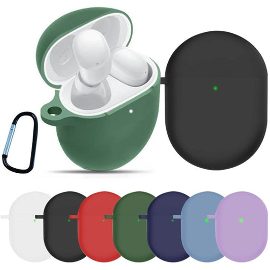 Silicone Earphone Protective Case with D Carabiner, For Redmi Buds4 - ORIWHIZ
