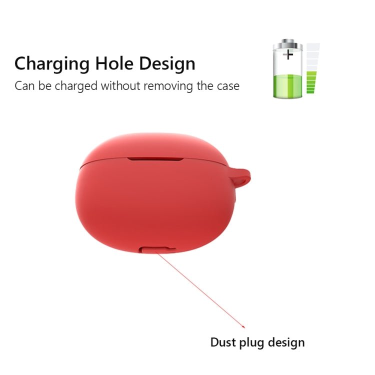 Silicone Earphone Protective Case with Hook, For Realme Buds Air 3 - ORIWHIZ