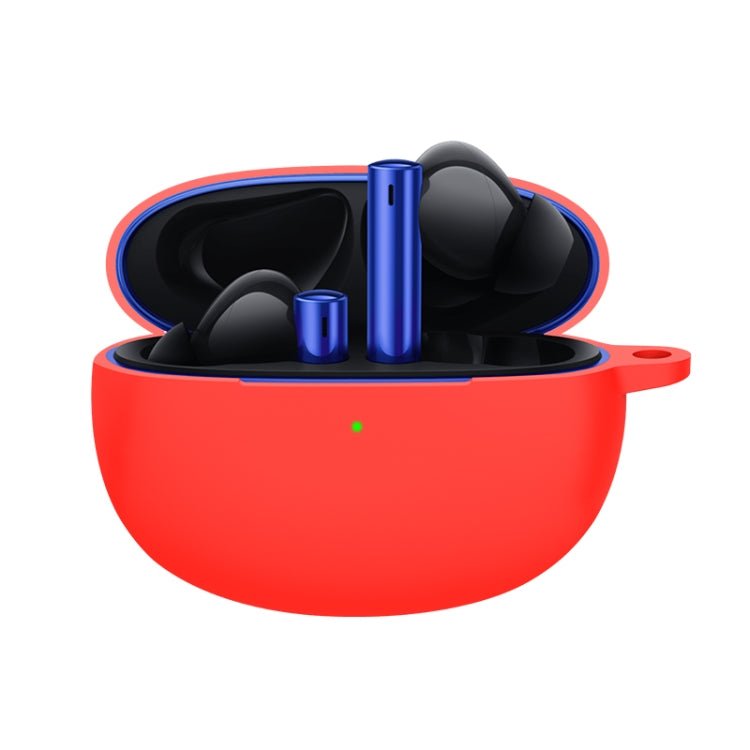 Silicone Earphone Protective Case with Hook, For Realme Buds Air 3 - ORIWHIZ