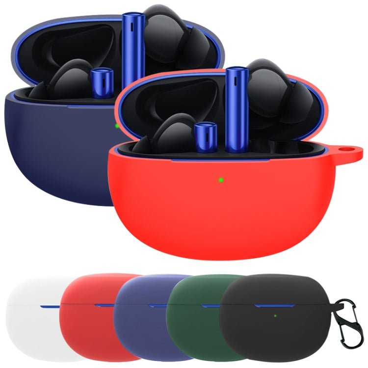 Silicone Earphone Protective Case with Hook, For Realme Buds Air 3 - ORIWHIZ