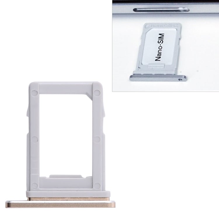 SIM Card Tray for LG Q6 / M700 / M700N / G6 Mini, SIM Card Tray (Gold), SIM Card Tray (Black) - ORIWHIZ