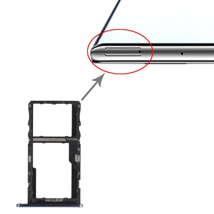 SIM Card Tray + Micro SD Card Tray for LG K92 5G LMK920 LM - K920, For LG K92 5G - ORIWHIZ