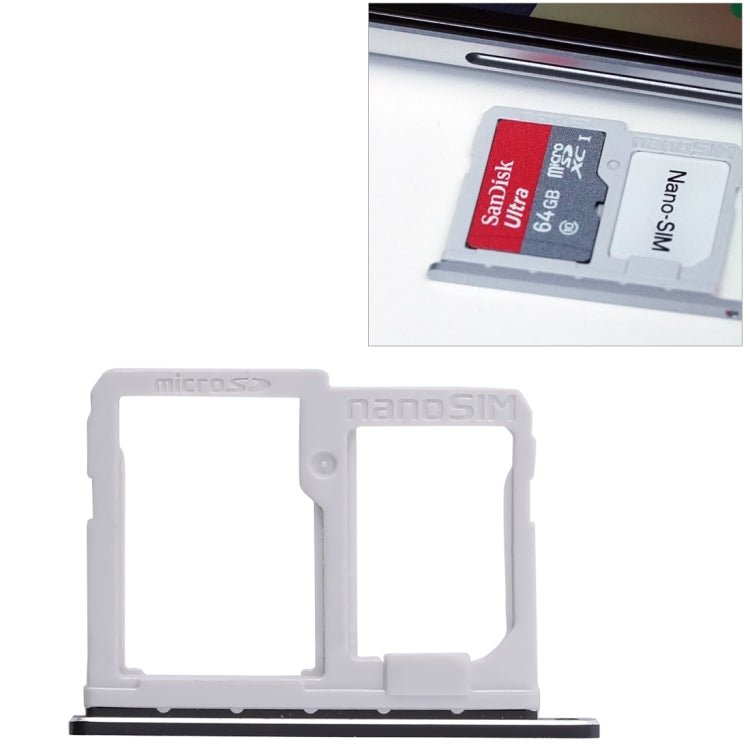 SIM Card Tray + Micro SD Card Tray for LG Q6 / M700 / M700N / G6 Mini, SIM+Micro SD Card Tray (Gold), SIM+Micro SD Card Tray (Black), SIM+Micro SD Card Tray (Silver) - ORIWHIZ