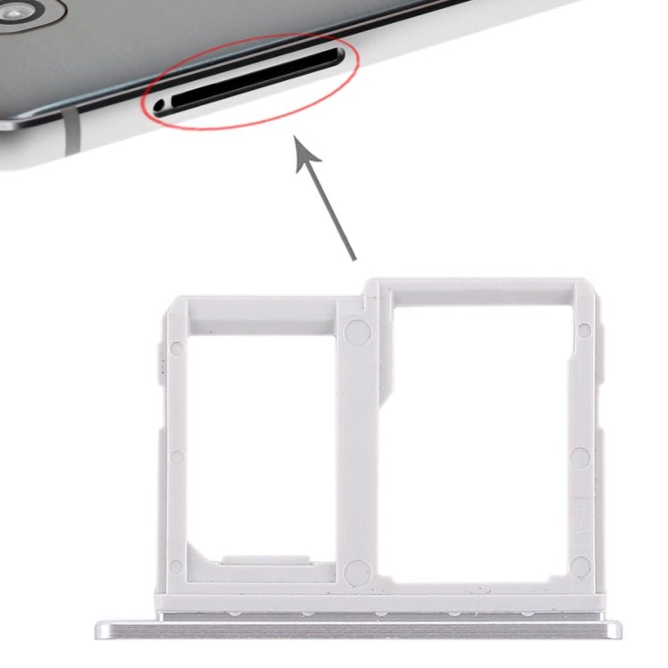 SIM Card Tray + Micro SD Card Tray for LG Q6 / M700 / M700N / G6 Mini, SIM+Micro SD Card Tray (Gold), SIM+Micro SD Card Tray (Black), SIM+Micro SD Card Tray (Silver) - ORIWHIZ