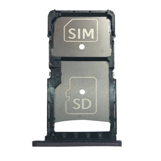 SIM Card Tray + Micro SD Card Tray for Motorola Droid Turbo 2 / XT1585, For Motorola Droid Turbo 2 (Grey), For Motorola Droid Turbo 2 - ORIWHIZ