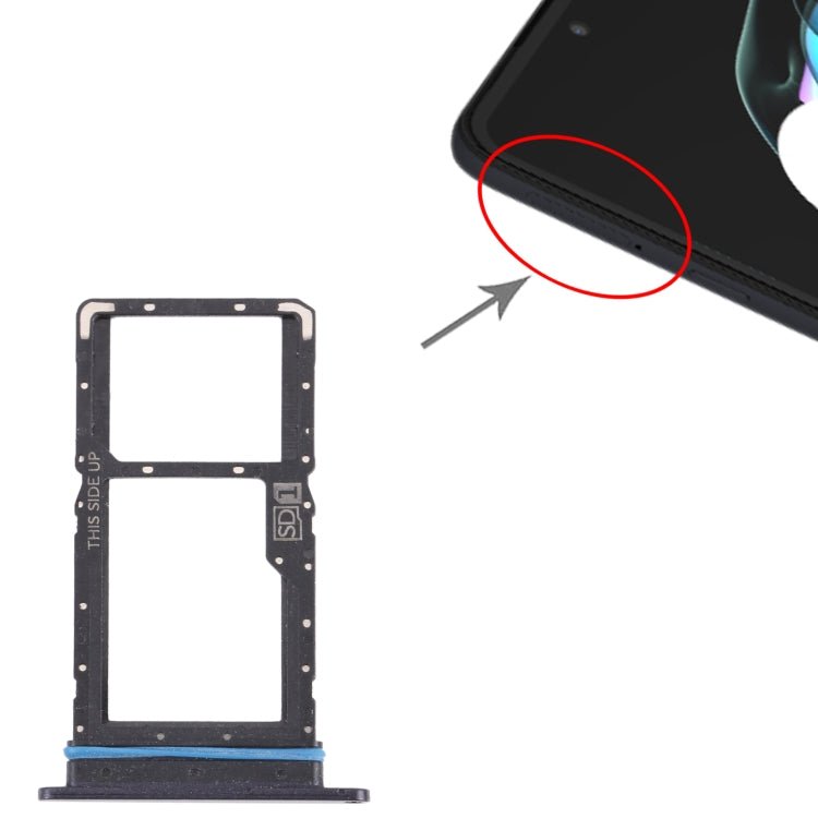 SIM Card Tray + Micro SD Card Tray for Motorola Edge 20 Lite, For Motorola Edge 20 Lite - ORIWHIZ