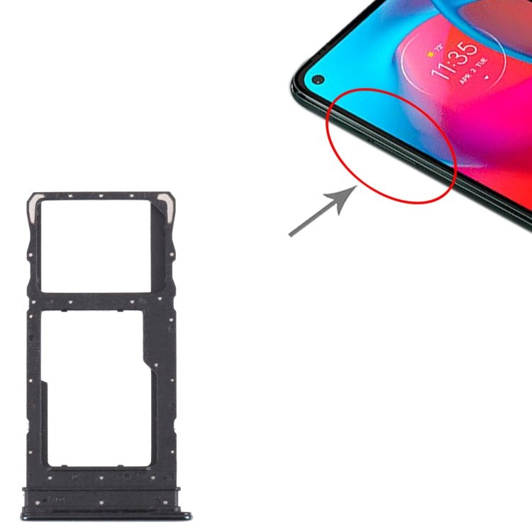 SIM Card Tray + Micro SD Card Tray for Motorola Moto G Stylus 5G 2021, For Motorola Moto G Stylus 5G 2021 - ORIWHIZ